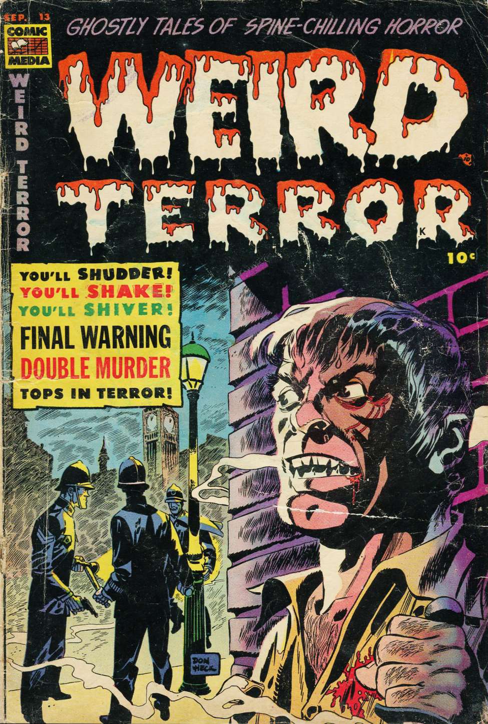 Book Cover For Weird Terror 13 - Version 1