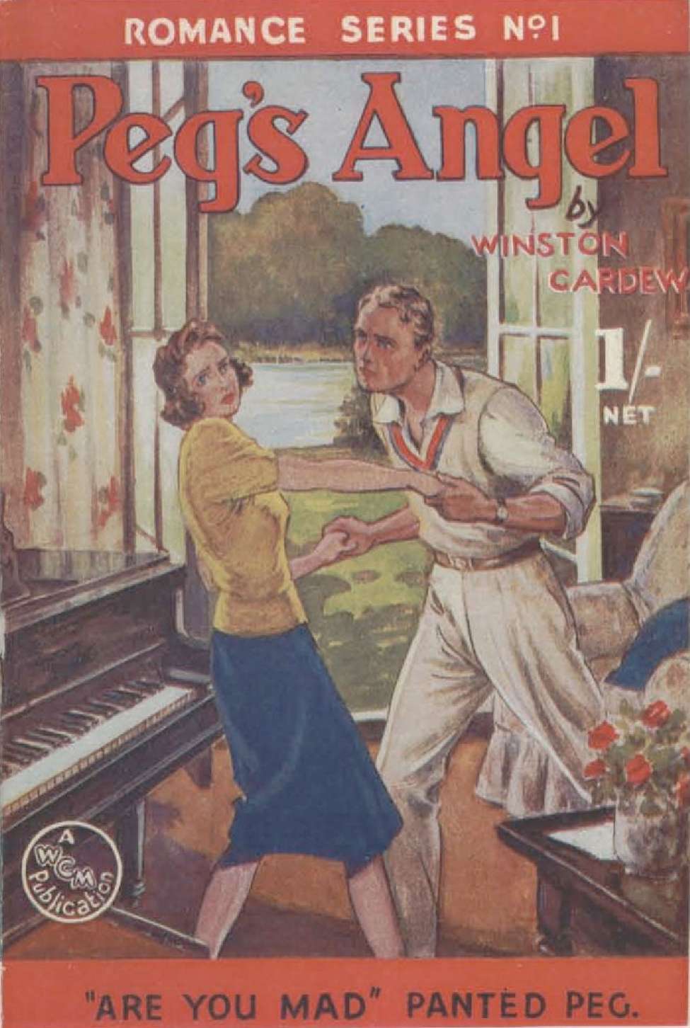 Comic Book Cover For Romance Series 1 Peg's Angel