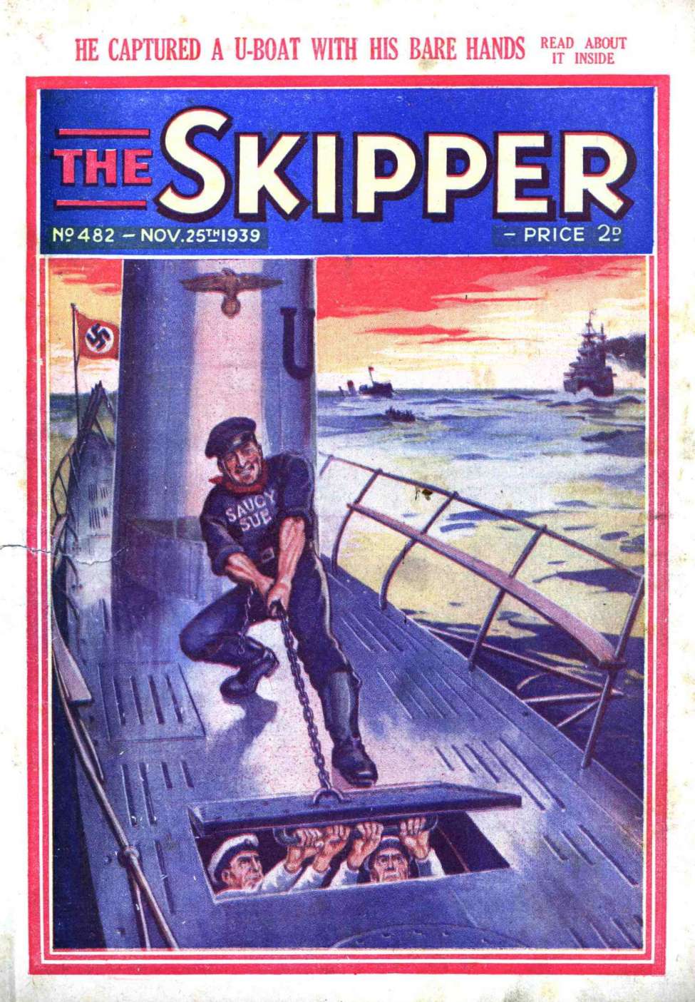 Comic Book Cover For The Skipper 482