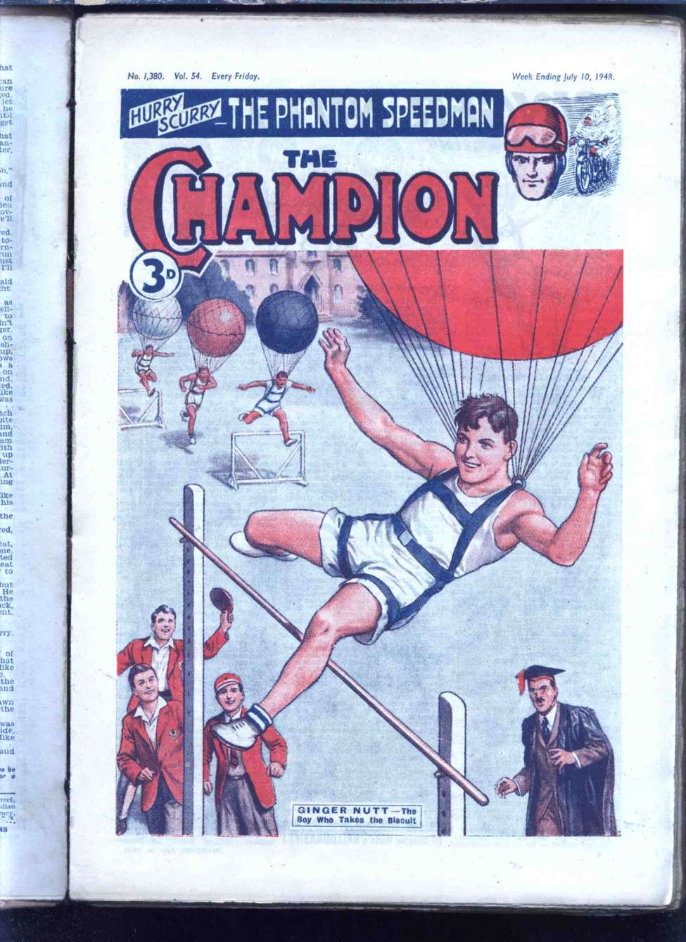 Comic Book Cover For The Champion 1380