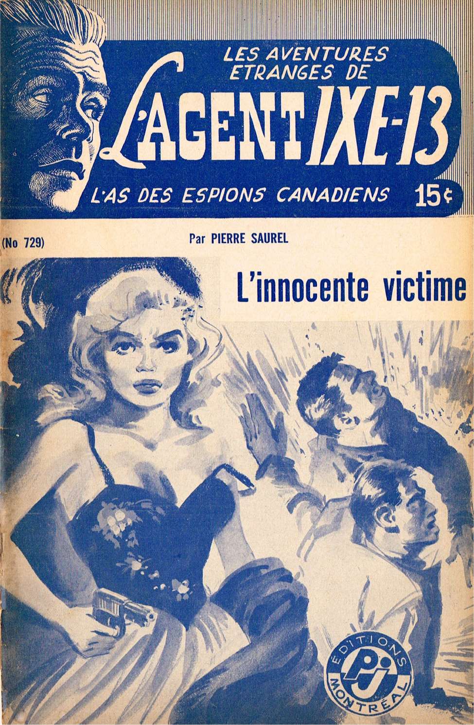 Book Cover For L'Agent IXE-13 v2 729 - L'innocente victime