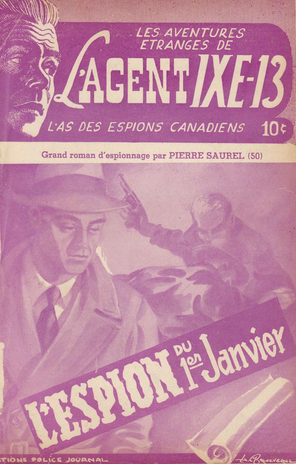 Book Cover For L'Agent IXE-13 v2 50 - L'espion du premier janvier