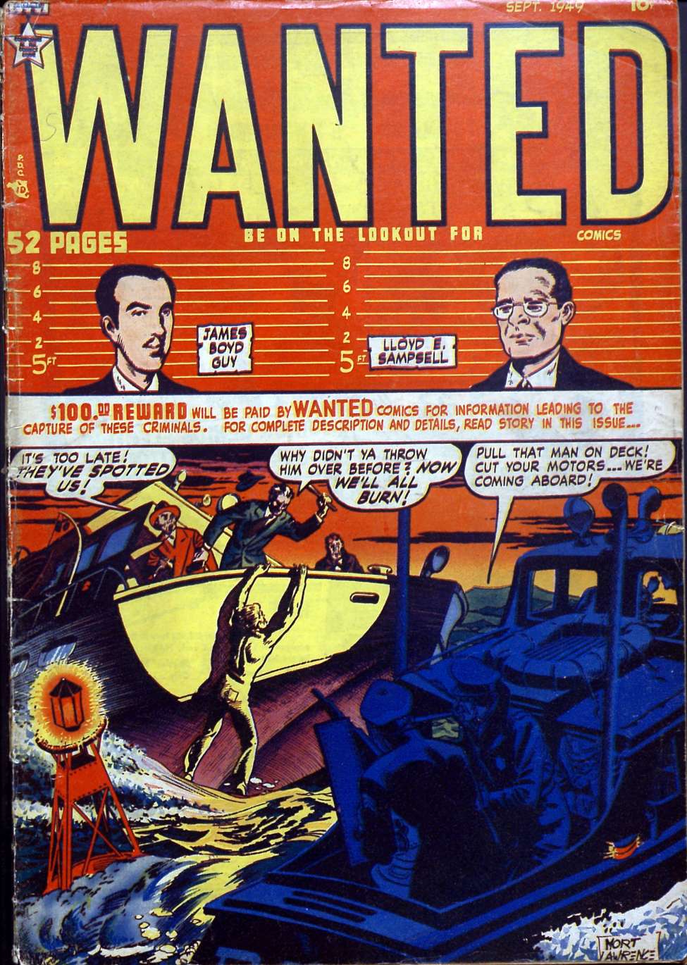 Book Cover For Wanted Comics 22