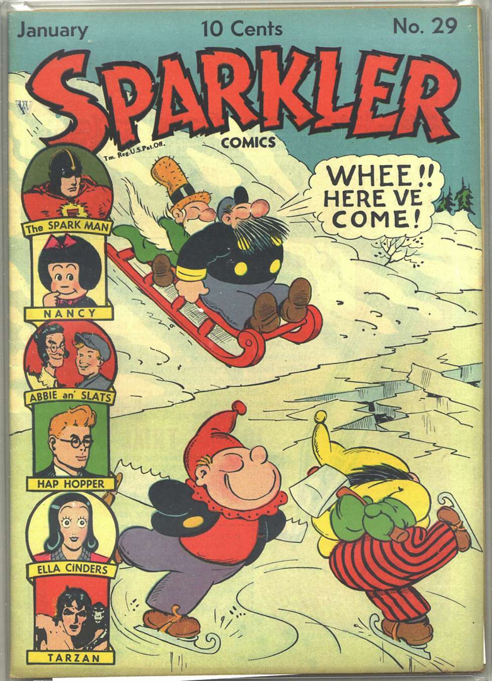 Book Cover For Sparkler Comics 29