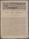 Cover For Waverly Library 113 - Paul And Virginia