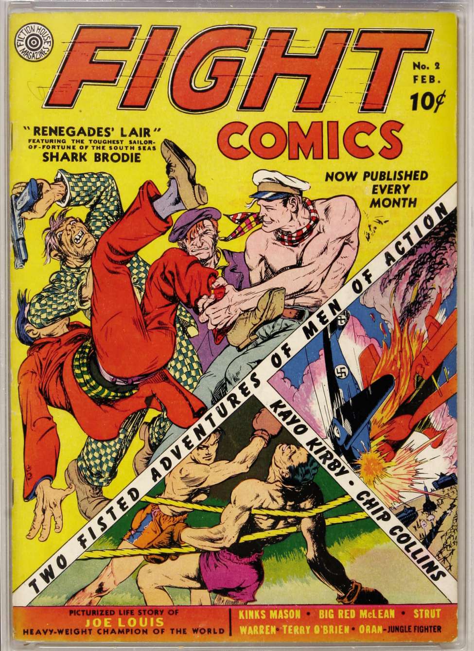 Comic Book Cover For Fight Comics 2