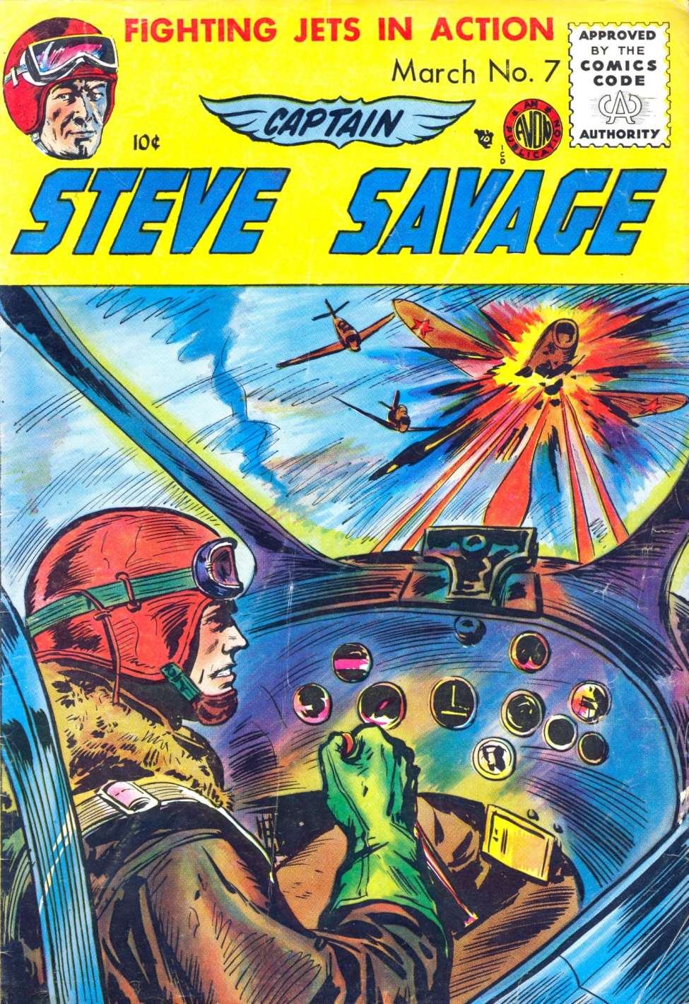Comic Book Cover For Captain Steve Savage v2 7