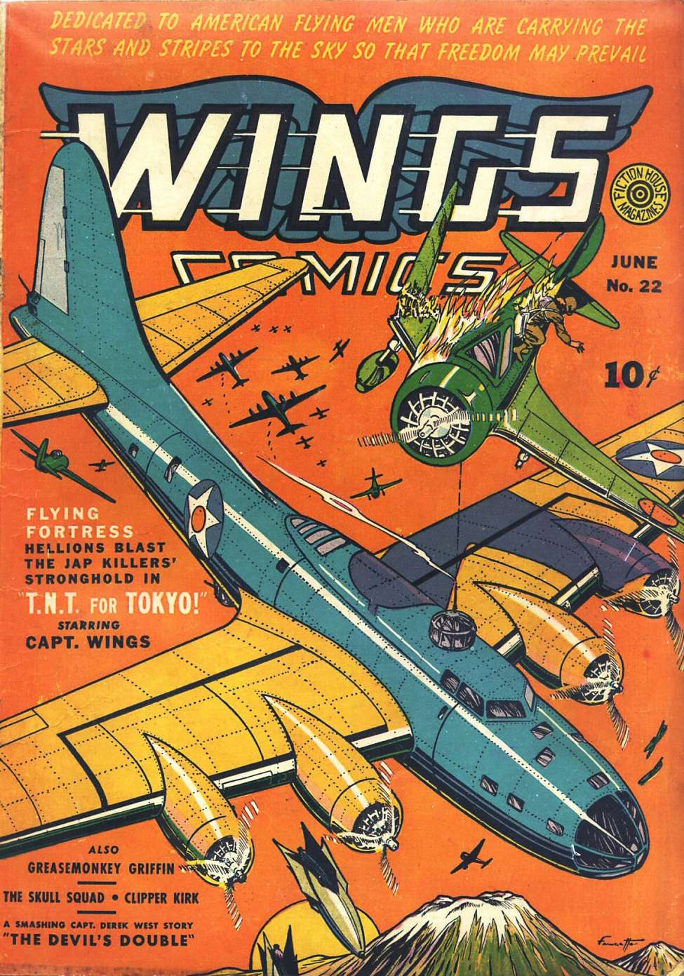 Comic Book Cover For Wings Comics 22