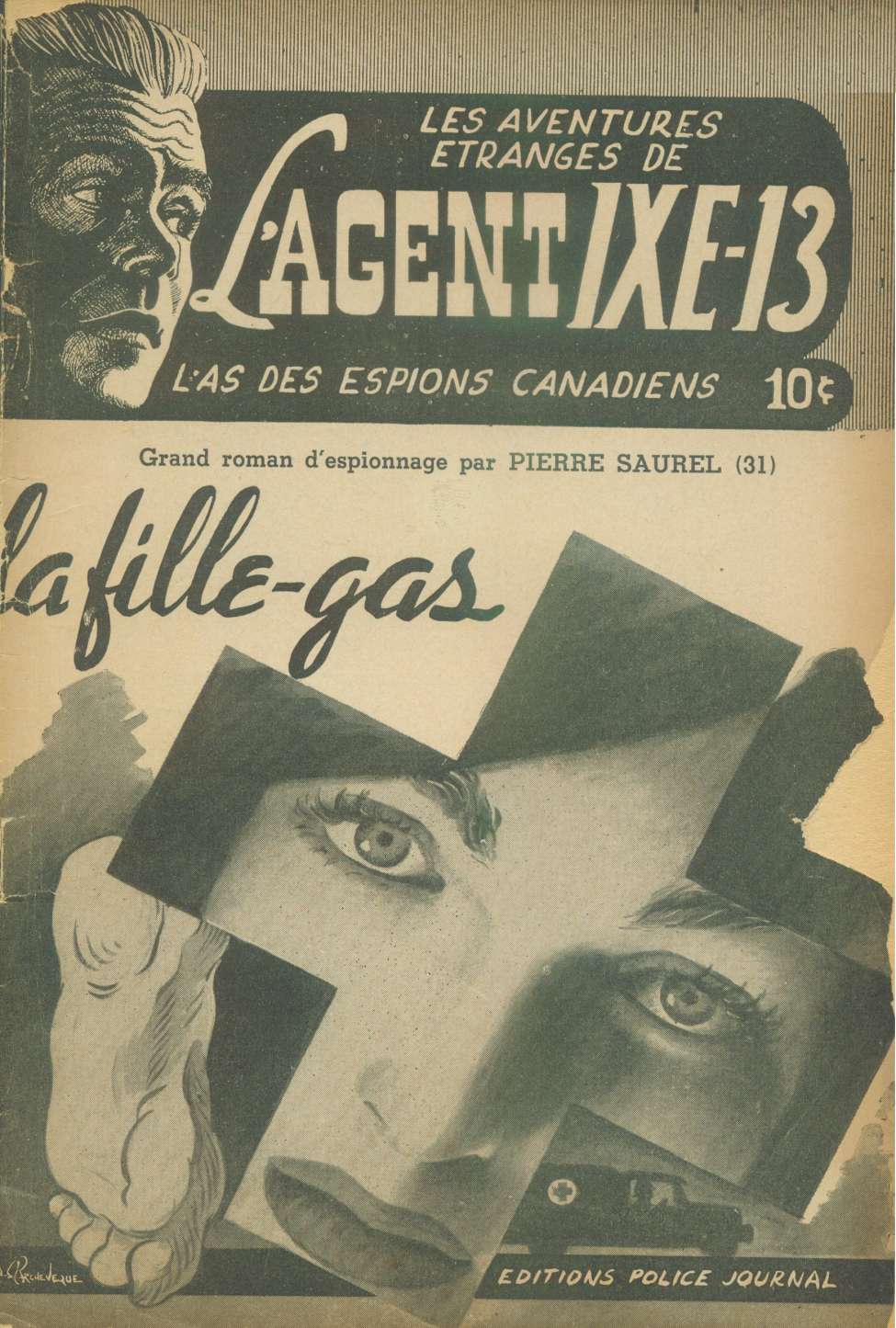 Comic Book Cover For L'Agent IXE-13 v2 31 - La fille-gas