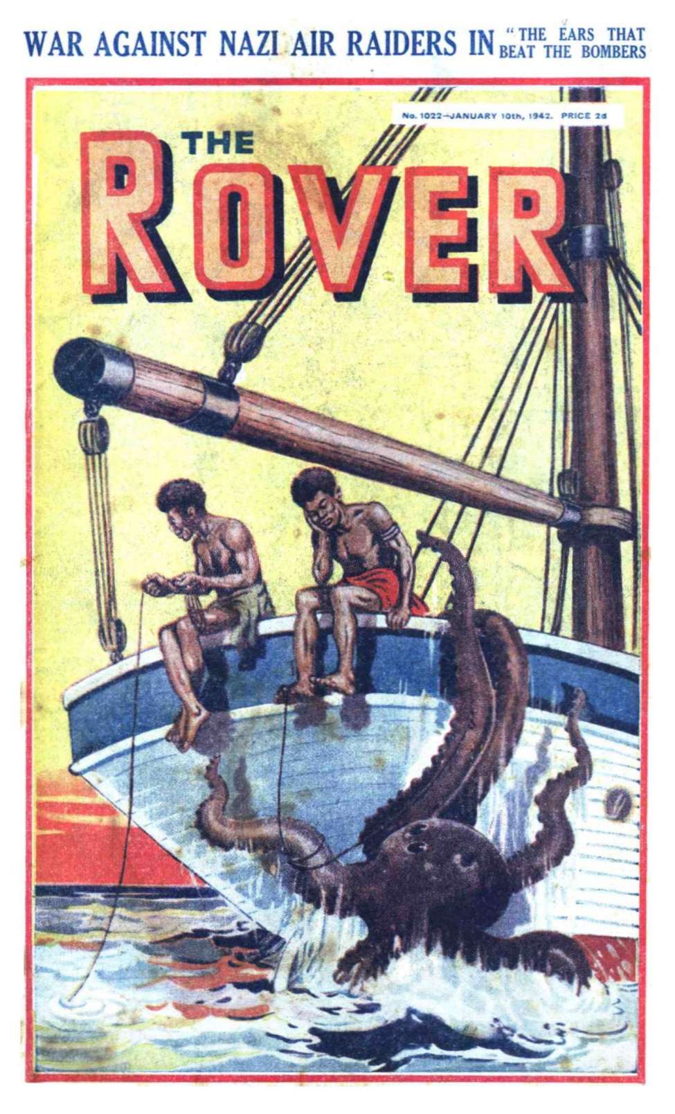 Comic Book Cover For The Rover 1022