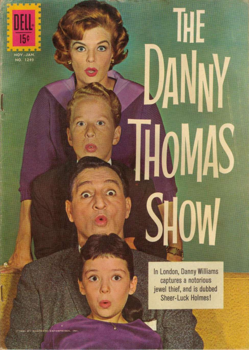 Comic Book Cover For 1249 - The Danny Thomas Show