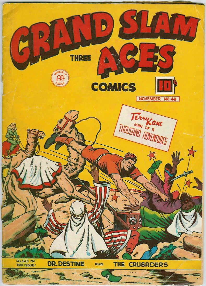 Comic Book Cover For Grand Slam Three Aces 48