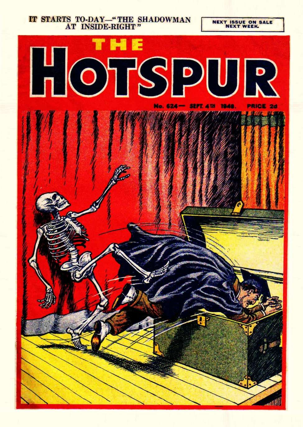 Comic Book Cover For The Hotspur 624