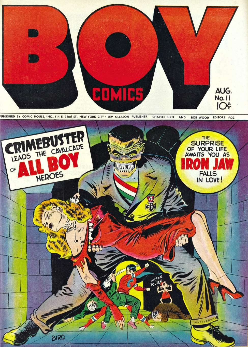 Comic Book Cover For Boy Comics 11