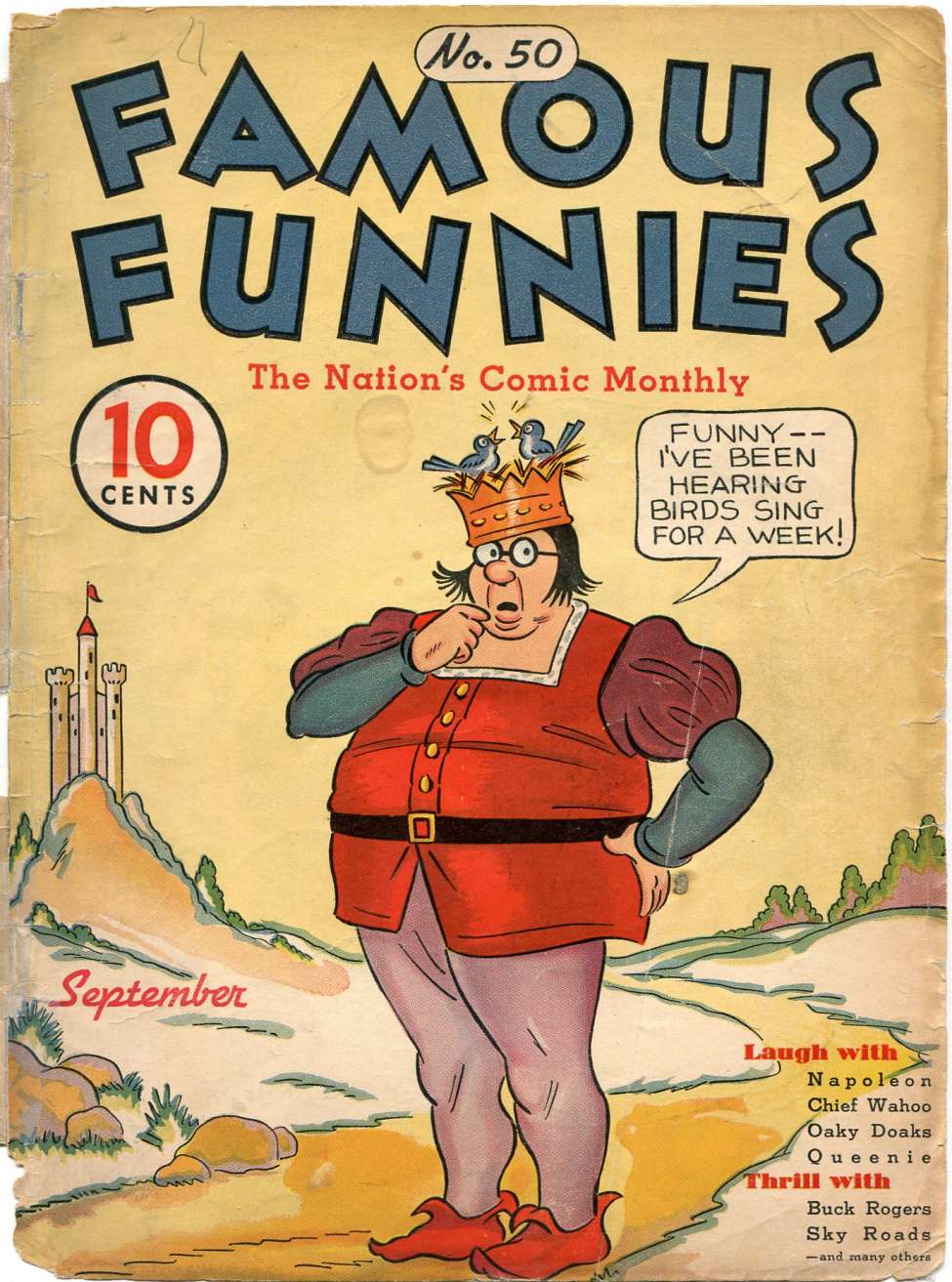 Comic Book Cover For Famous Funnies 50