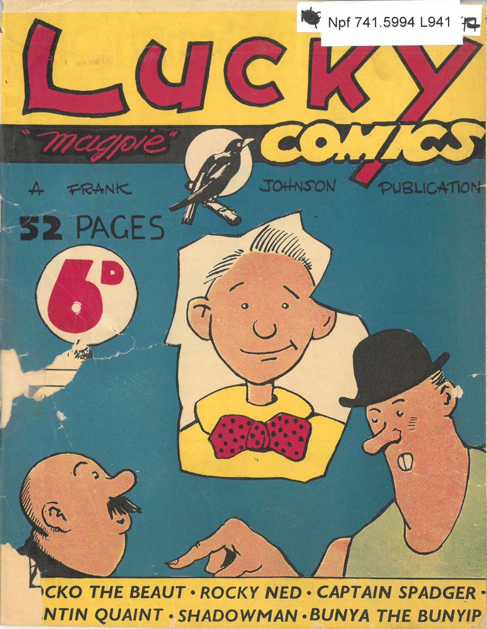 Book Cover For Lucky 'magpie' Comic