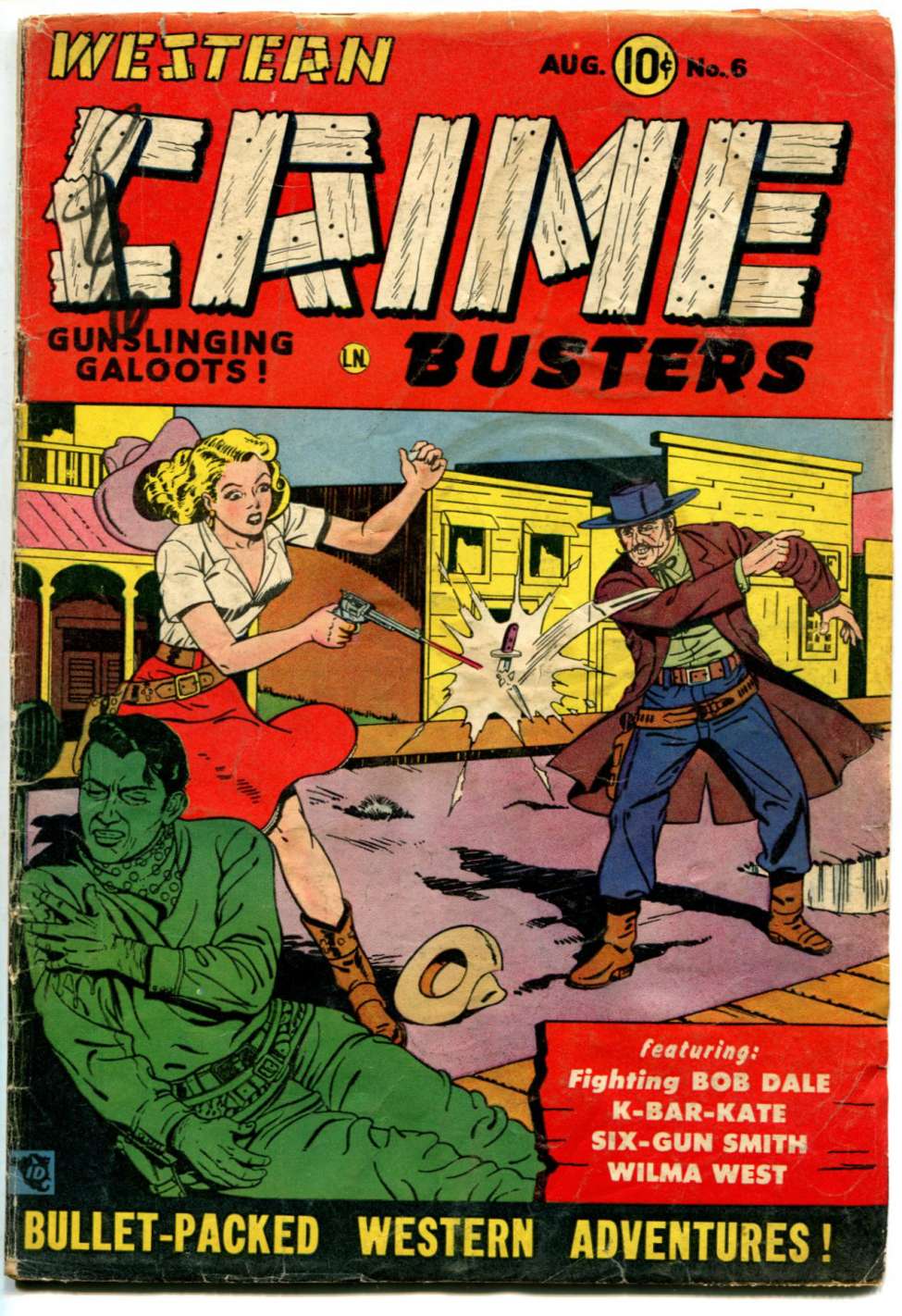 Comic Book Cover For Western Crime Busters 6