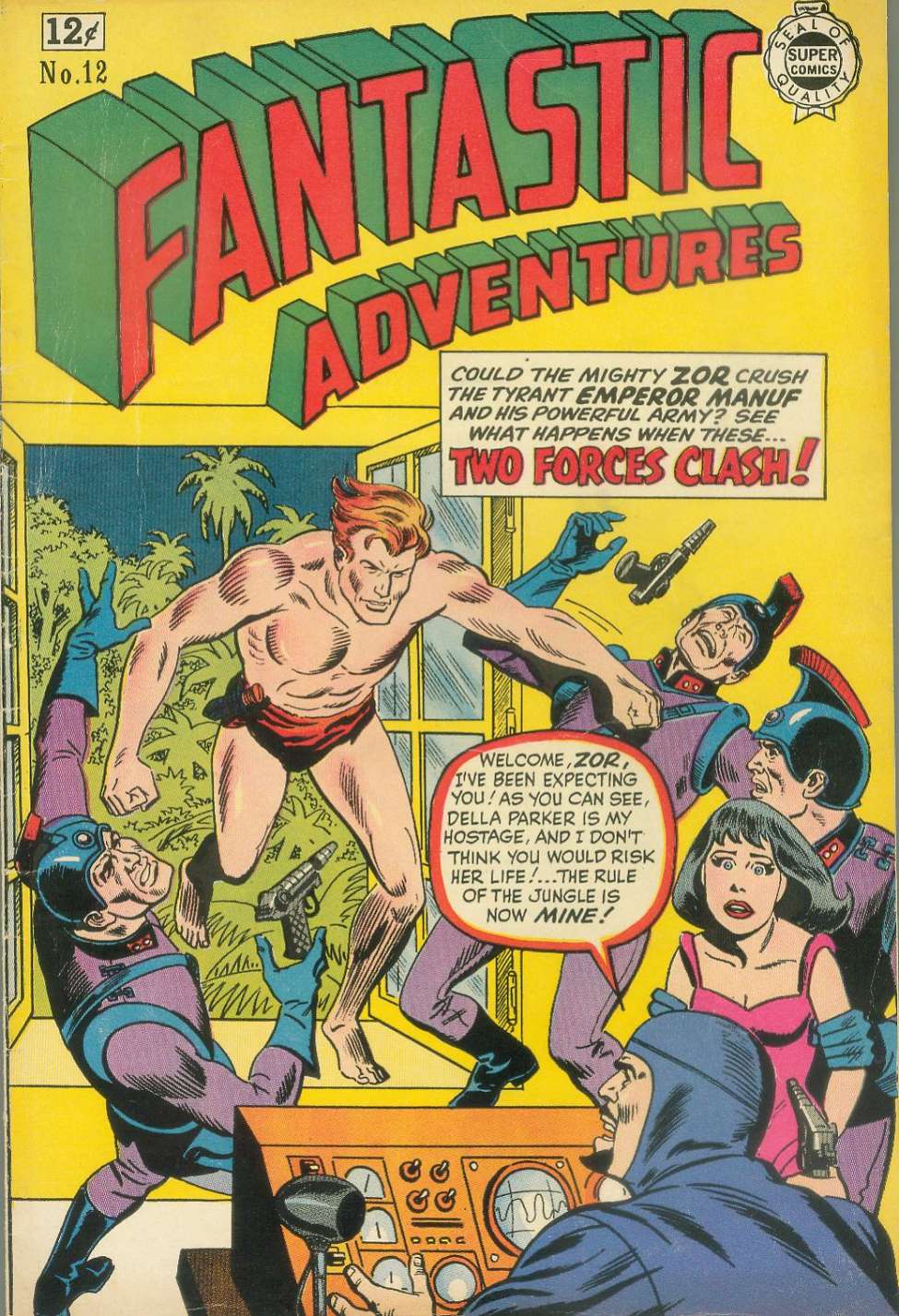 Book Cover For Fantastic Adventures 12
