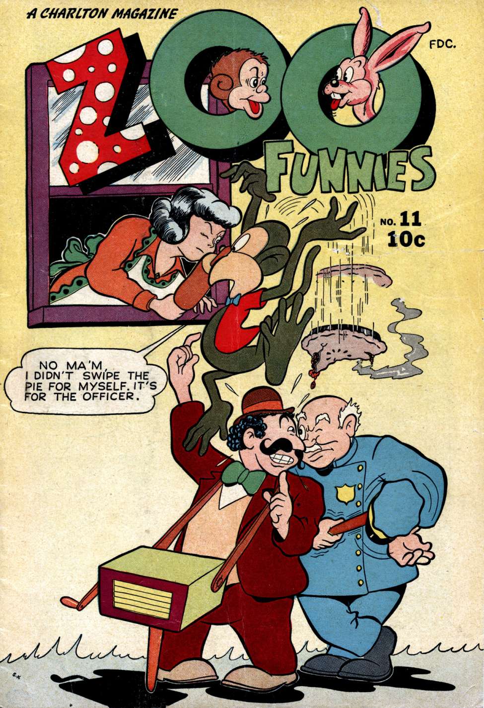 Comic Book Cover For Zoo Funnies v1 11