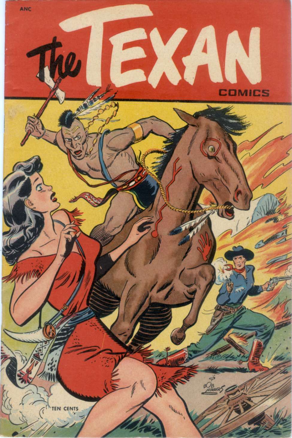 Comic Book Cover For The Texan 3