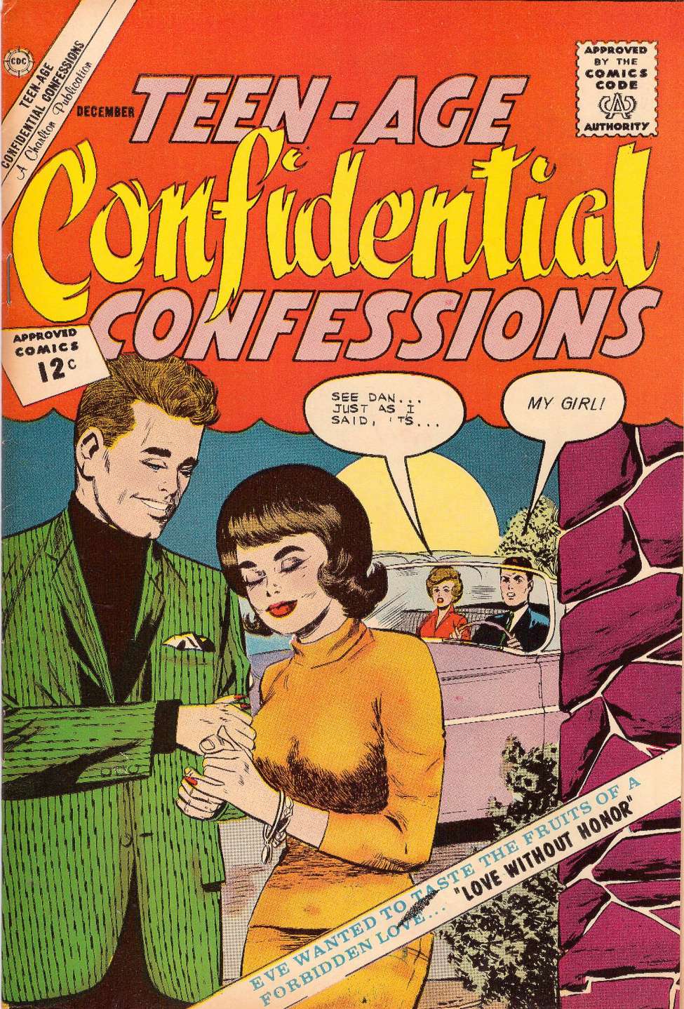 Comic Book Cover For Teen-Age Confidential Confessions 15