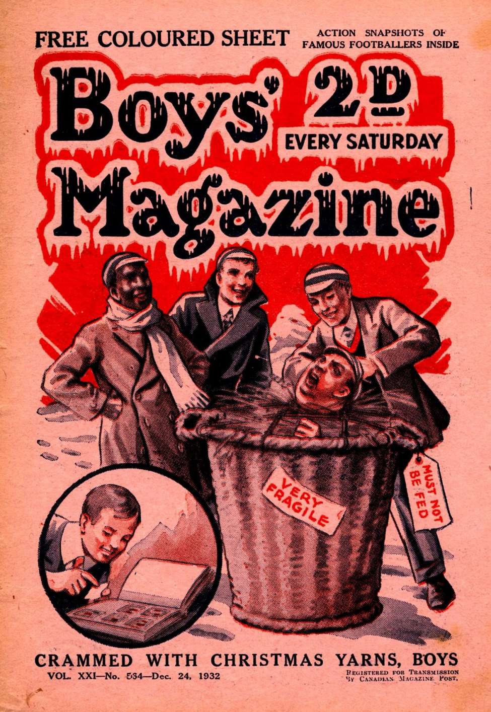Book Cover For Boys' Magazine 564