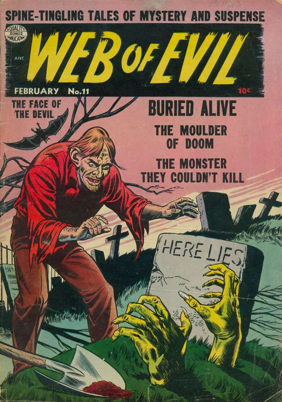 Comic Book Cover For Web of Evil 11