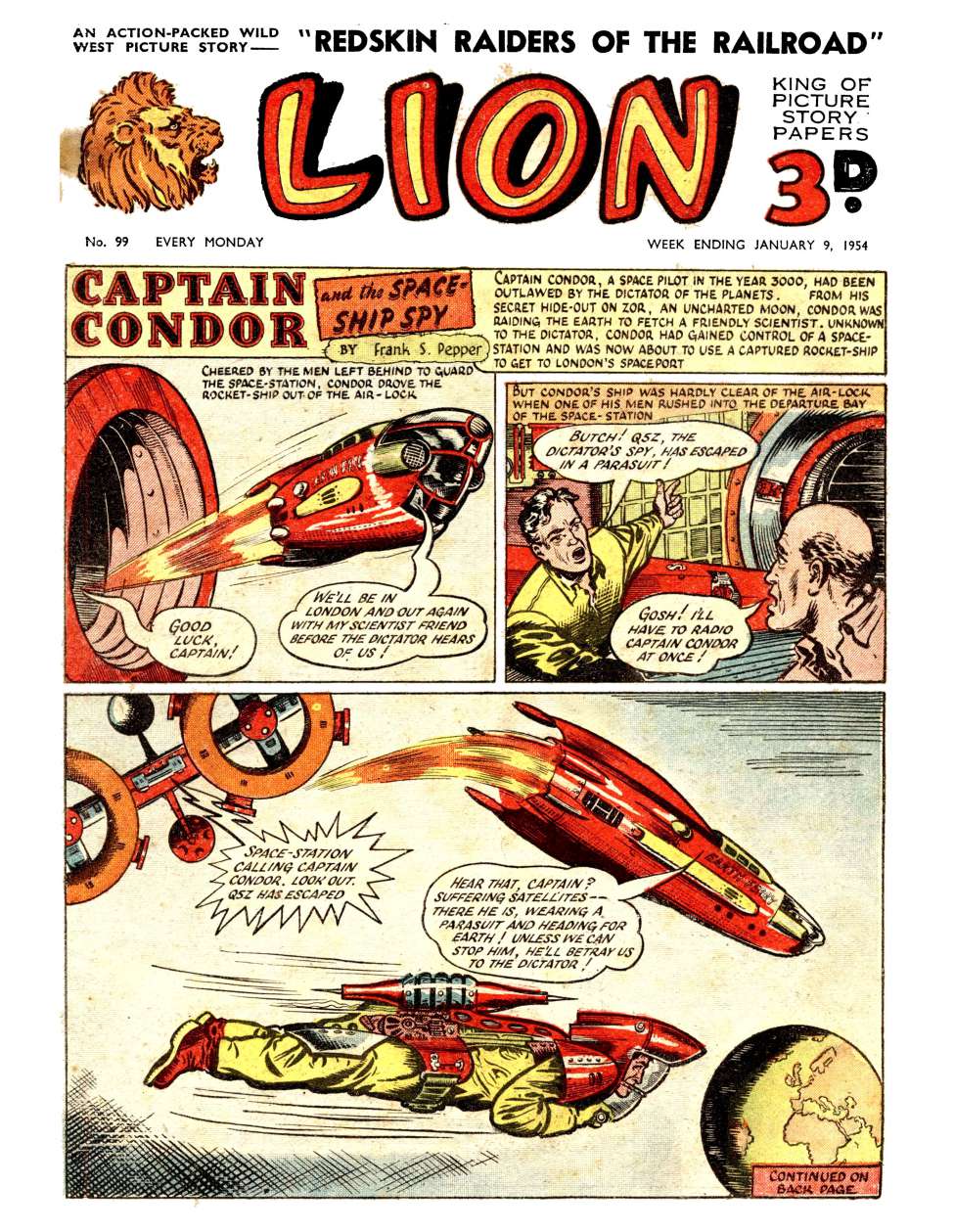 Comic Book Cover For Lion 99