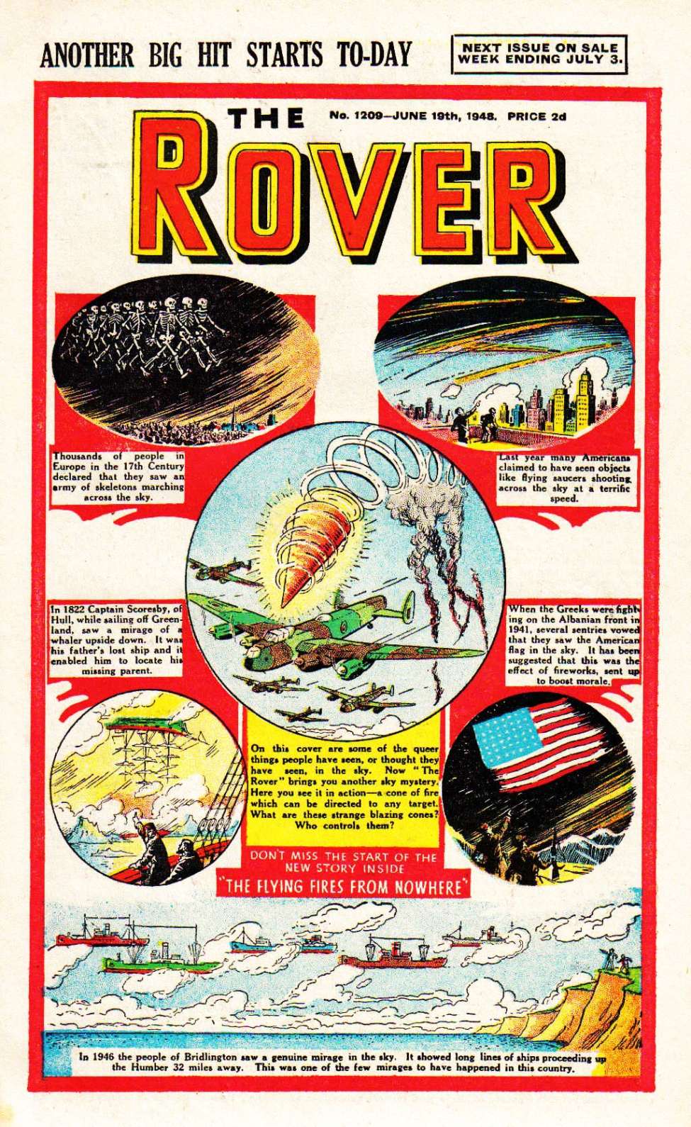 Comic Book Cover For The Rover 1209