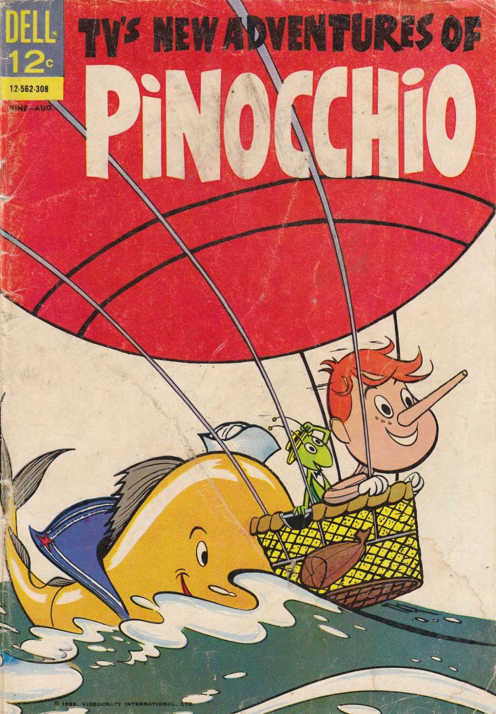 Comic Book Cover For New Adventures of Pinocchio 2