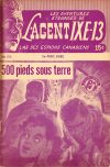 Cover For L'Agent IXE-13 v2 721 - 500 pieds sous terre