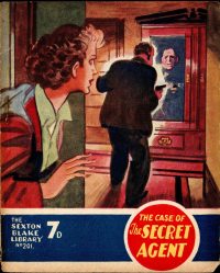 Large Thumbnail For Sexton Blake Library S3 201 - The Case of the Secret Agent