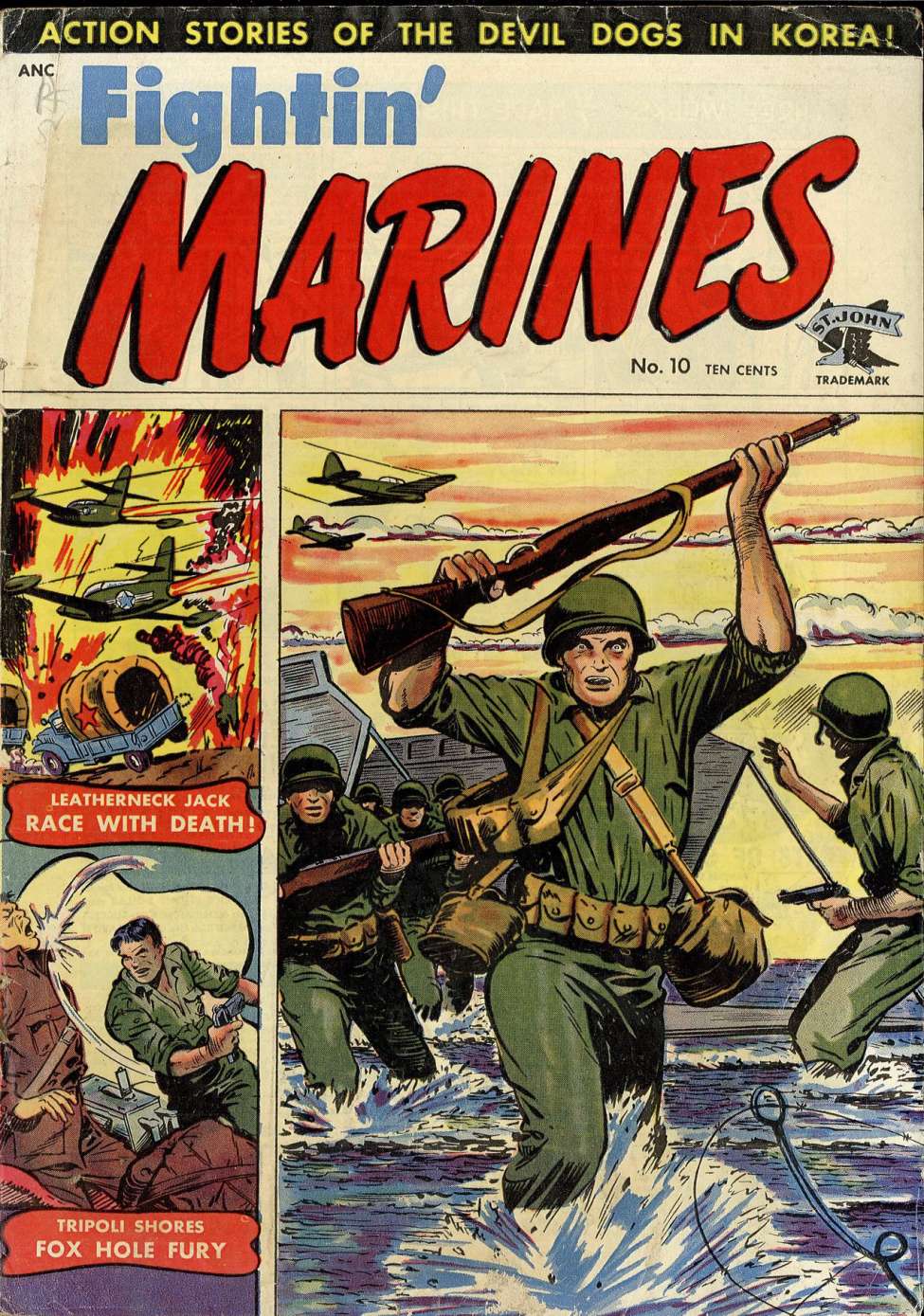 Comic Book Cover For Fightin' Marines 10