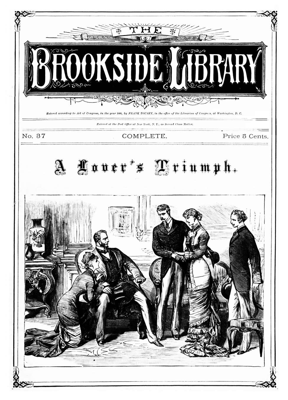 Comic Book Cover For The Brookside Library 37