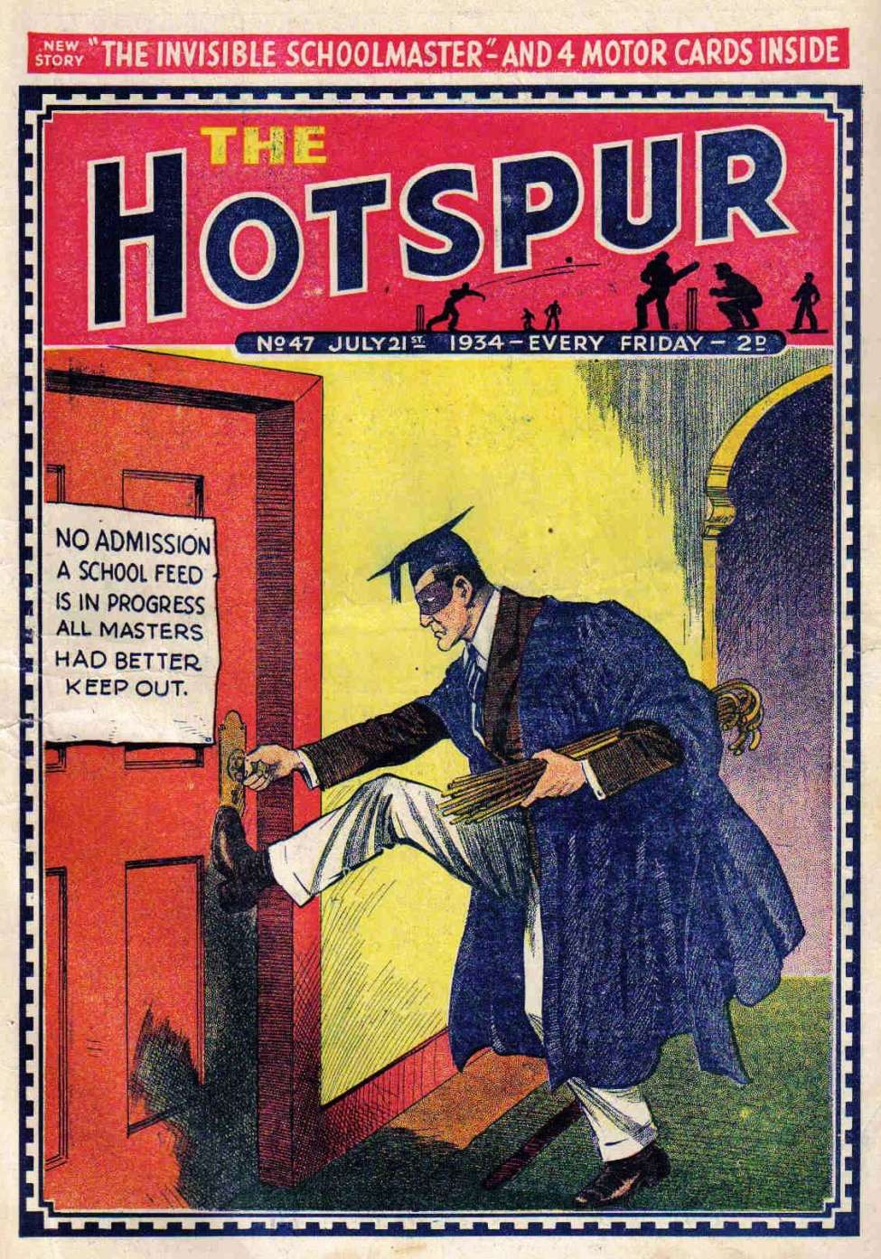 Comic Book Cover For The Hotspur 47
