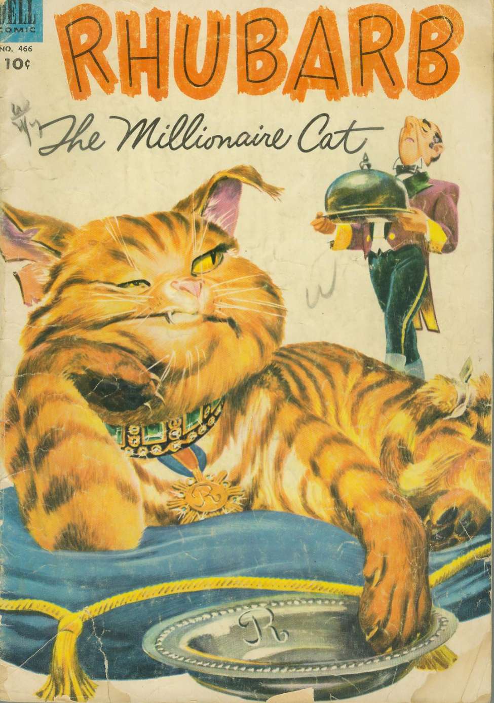 Comic Book Cover For 0466 - Rhubarb, The Millionaire Cat