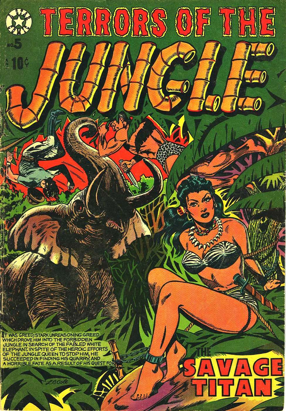 Book Cover For Terrors of the Jungle 5