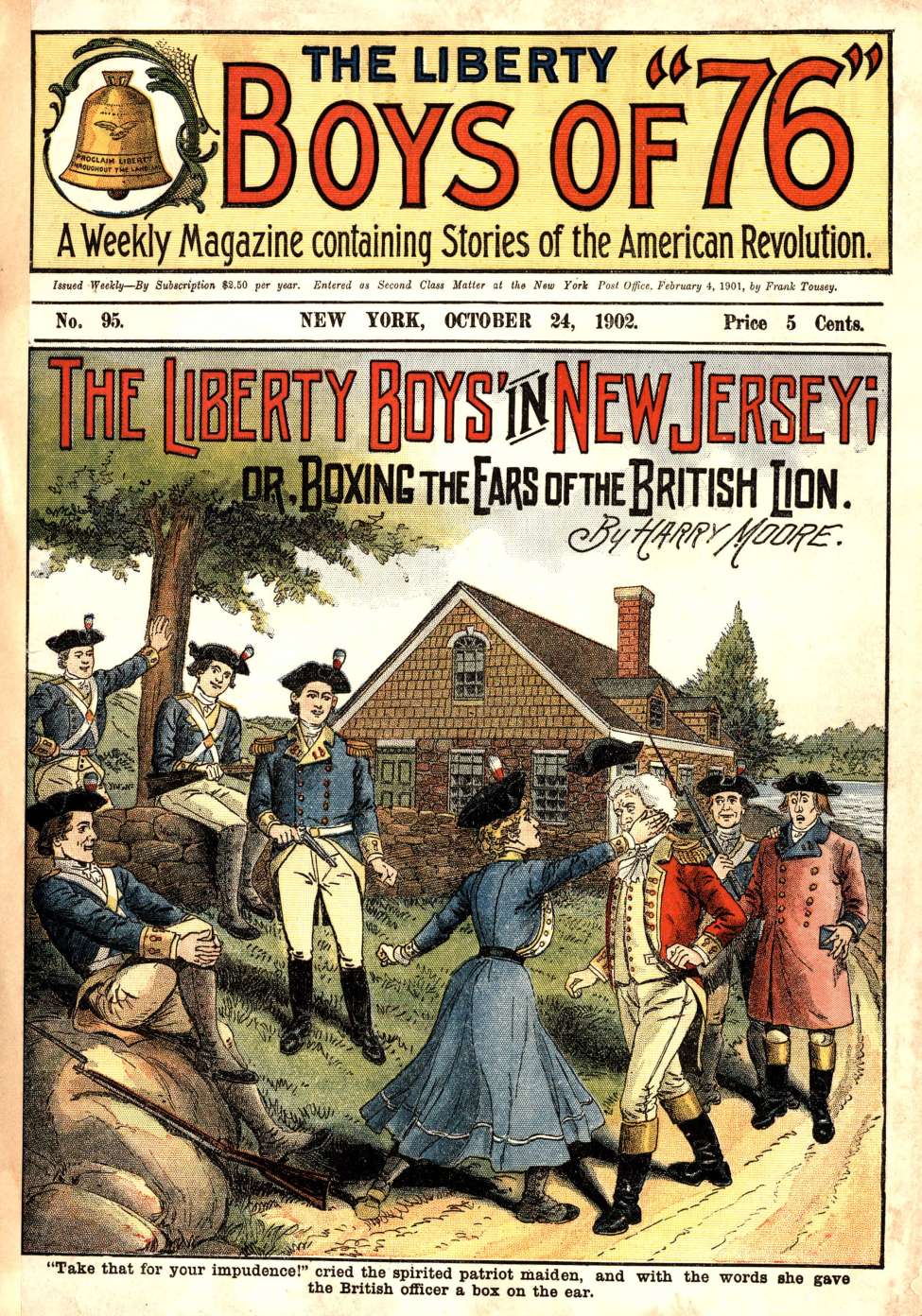 Book Cover For The Liberty Boys of 76 95 - The Liberty Boys in New Jersey