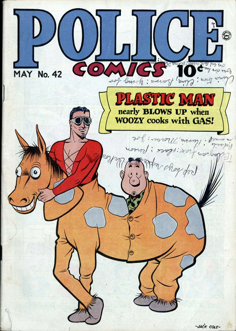 Book Cover For Police Comics 42