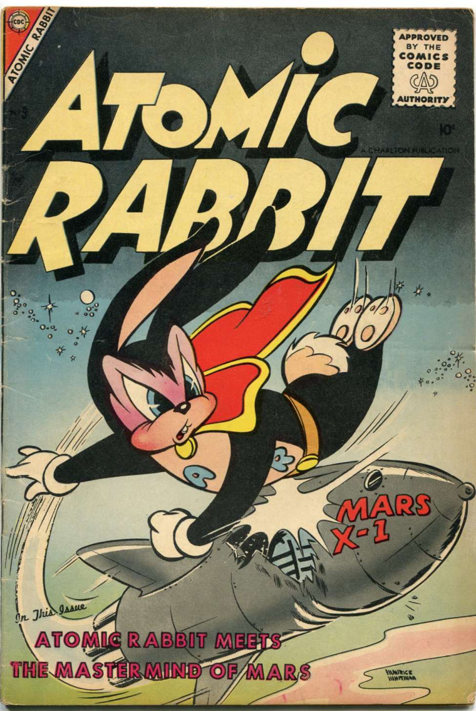 Comic Book Cover For Atomic Rabbit 9