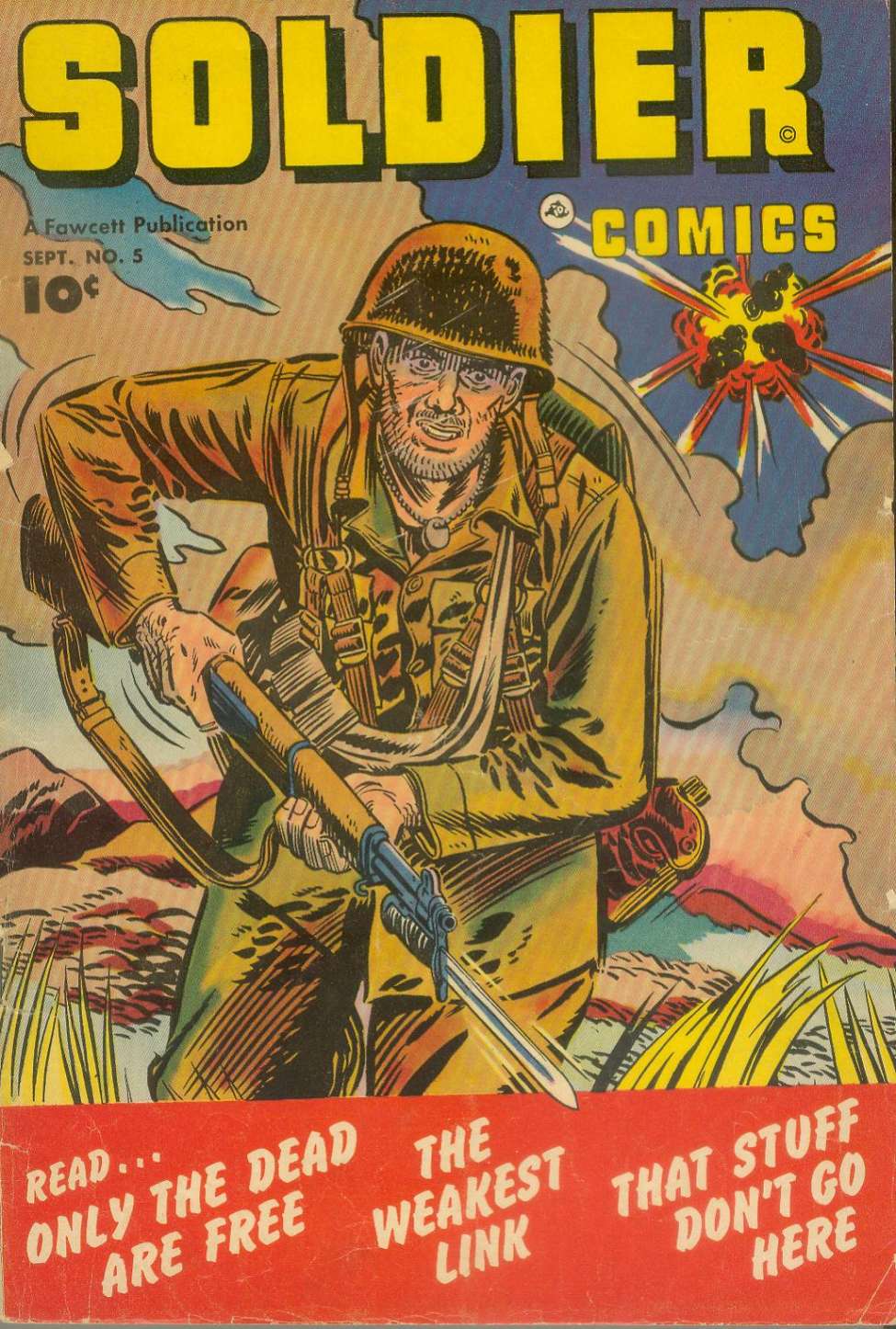 Book Cover For Soldier Comics 5