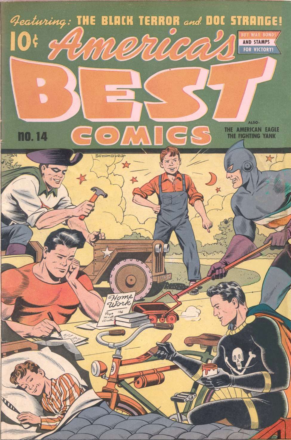 Comic Book Cover For America's Best Comics 14 - Version 2
