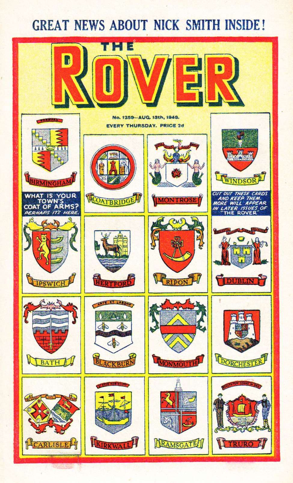 Book Cover For The Rover 1259