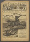 Cover For Beadle's Half Dime Library 761 - Marmaduke, the Mustanger Detective