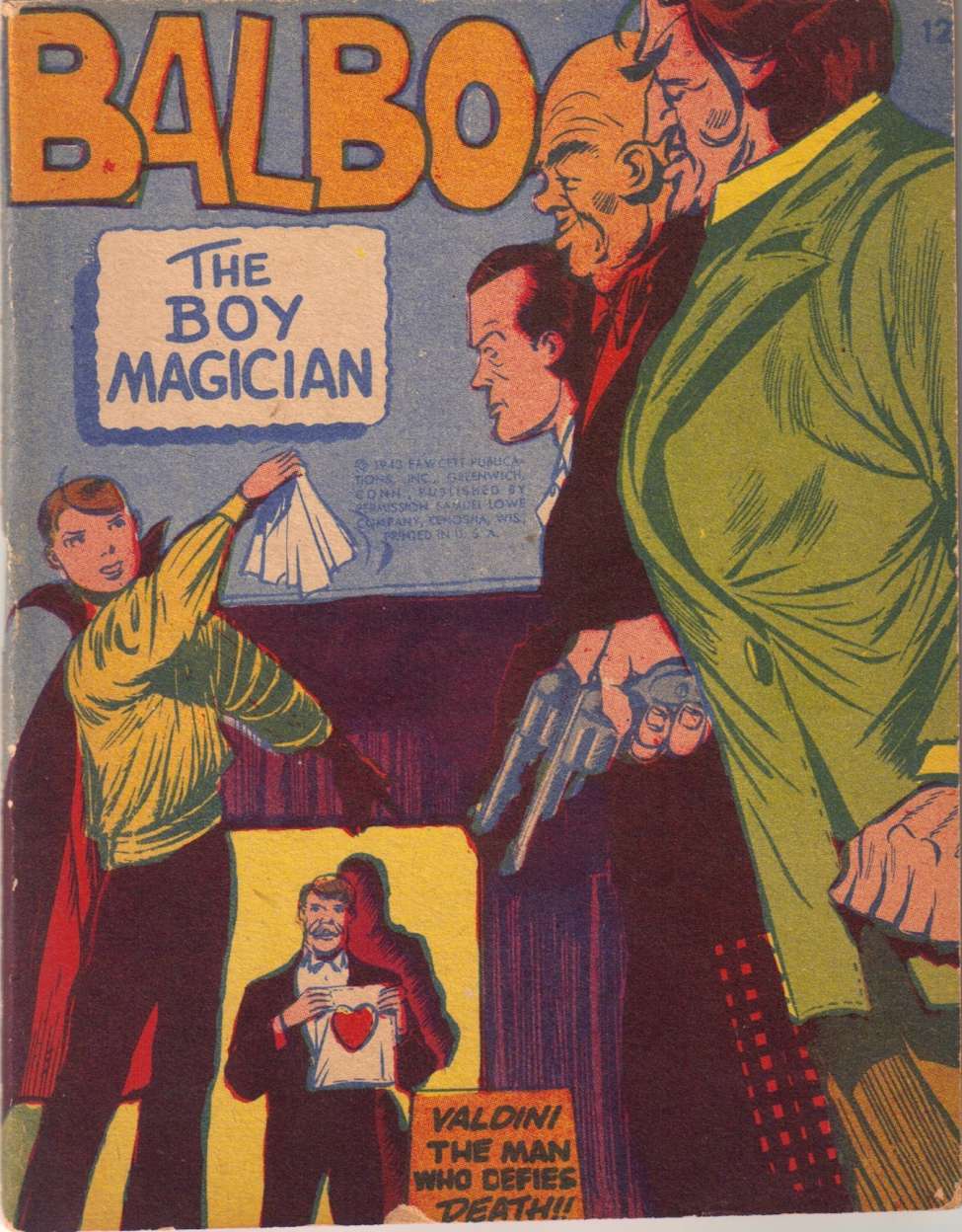 Comic Book Cover For Mighty Midget Comics - Balbo the Boy Magician