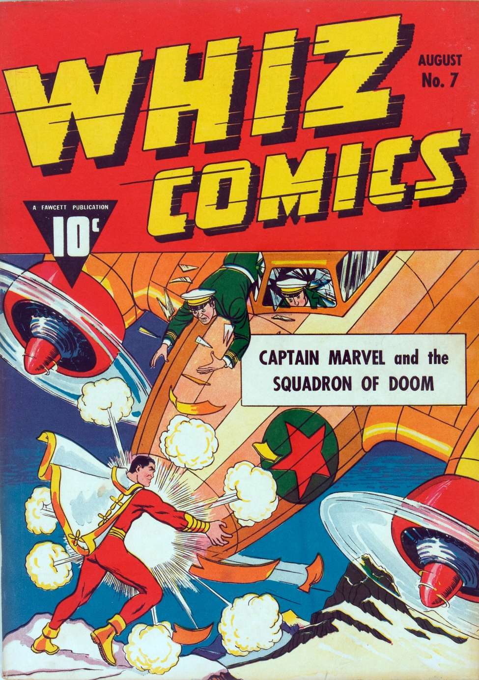 Comic Book Cover For Whiz Comics 7