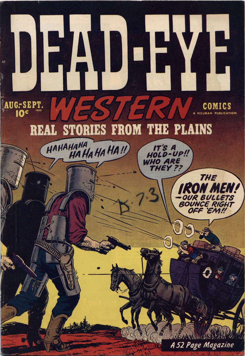 Book Cover For Dead-Eye Western v1 11