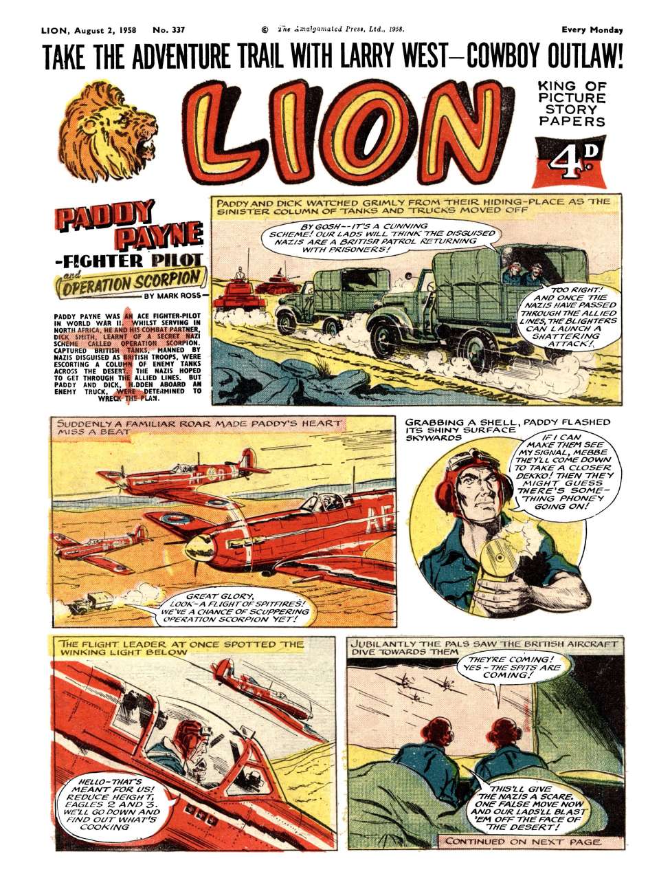 Book Cover For Lion 337