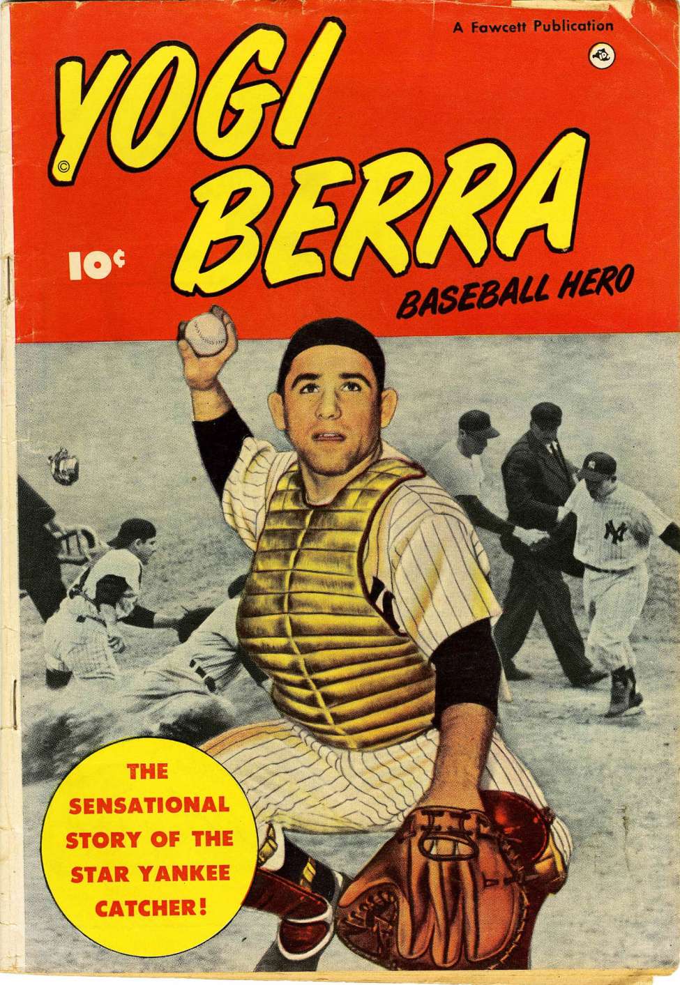 Comic Book Cover For Yogi Berra