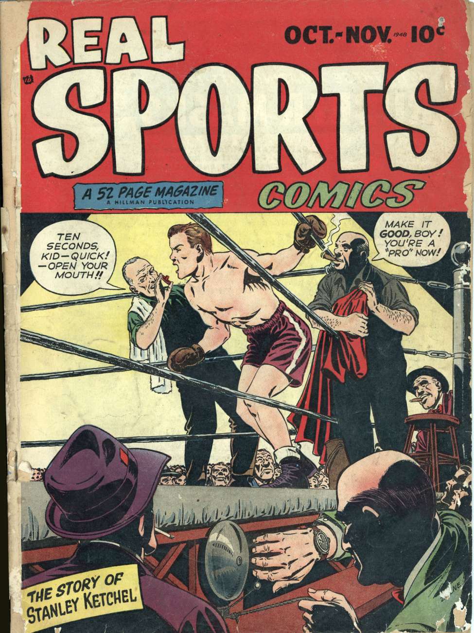 Book Cover For Real Sports Comics 1